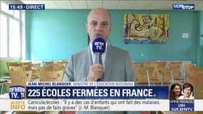 Jean-Michel Blanquer annonce que "225 écoles sont fermées en France" ce jeudi