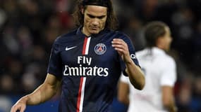 Edinson Cavani déçu