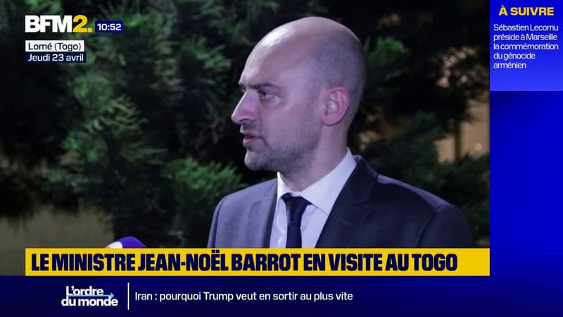 Le ministre des Affaires étrangères Jean-Noël Barrot entame une visite de deux jours au Togo