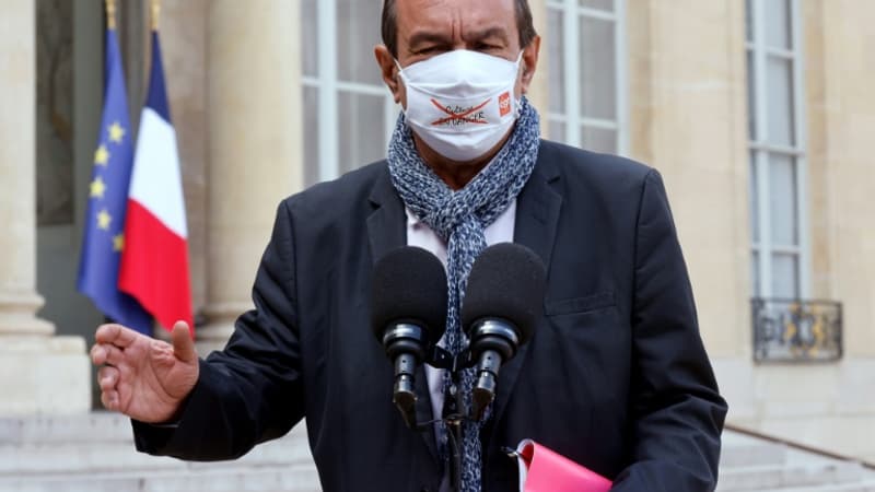 Covid: Philippe Martinez "pas favorable" à la vaccination obligatoire des soignants