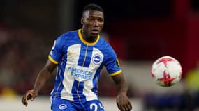 Moises Caicedo lors de Nottingham Forest-Brighton (3-1), le 26 avril 2023