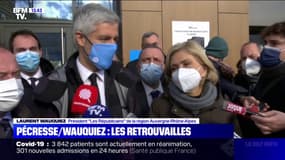 Laurent Wauquiez confie être "très heureux d'accueillir Valérie Pécresse" à Dunières