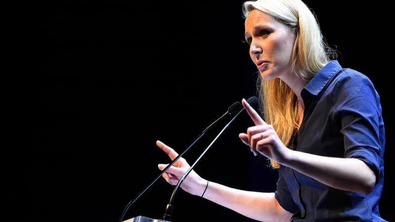 Marion Maréchal-Le Pen en meeting.