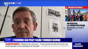 Charles de Courson: "Ce qu'on voudrait, c'est avoir une motion de censure très ouverte"