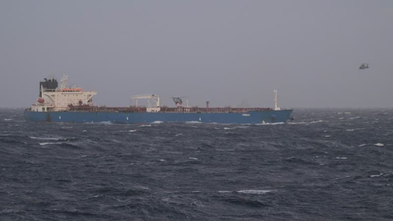 Le pétrolier "Grinch", soupçonné d'appartenir à la flotte fantôme russe, escorté jusqu'à Marseille et mis "à la disposition" de la justice française