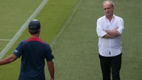 Luis Campos au Camp des Loges en août 2022