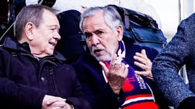 René Bouscatel, président de la LNR, pendant un match du Tournoi des VI Nations 2023