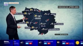 Météo Paris-Île-de-France: un dimanche couvert avec quelques averses dans la journée