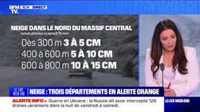 Neige : trois départements en alerte orange - 15/03