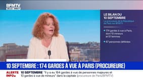 10 septembre: 174 garde à vue à Paris selon Laure Beccuau, procureure de la République de Paris