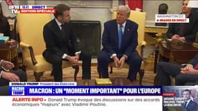 Édition spéciale - Macron reçu par Trump à la Maison Blanche - 24/02