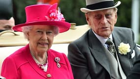 La reine Elizabeth II et son époux Philip, en juin 2015.