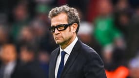 Le sélectionneur du XV de France Fabien Galthié lors du match du Tournoi des VI Nations France-Irlande 