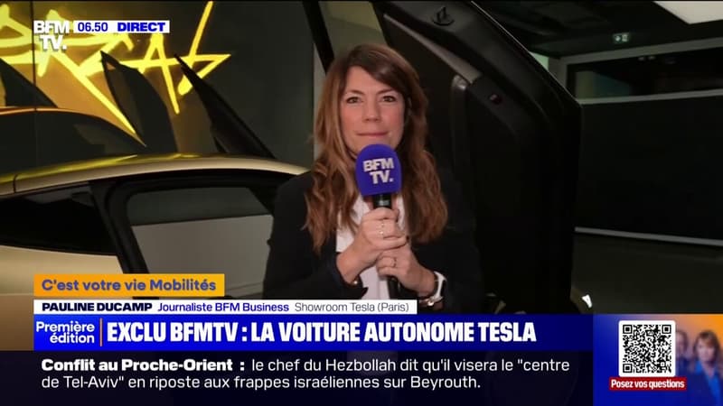 A la découverte du Cybercab, le robotaxi de Tesla