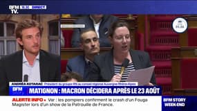 Consultations à l'Élysée: "Nous irons pour faire respecter les institutions", affirme Andréa Kotarac (RN)