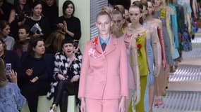 Le défilé Prada lors de la fashion week de Milan en février dernier
