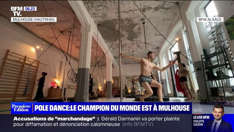 Vincent Grobelny, originaire de Mulhouse, sacré champion du monde de pole dance