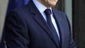 Nicolas Sarkozy a perdu quatre points en un mois à 30% de Français satisfaits de son action, selon un sondage OpinionWay pour Metro-Krief Group. D'après cette enquête, la proportion de mécontents de l'action du chef de l'Etat s'élève à 68% (+5). /Photo pr
