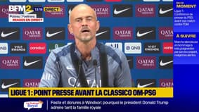 "Ok, je pars": Luis Enrique, entraîneur du PSG, feint d'esquiver une question sur l'affaire Hakimi