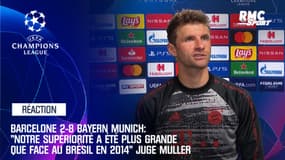 Barcelone 2-8 Bayern Munich: "Notre supériorité a été plus grande que face au Brésil en 2014" juge Muller