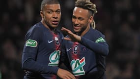 Neymar et Mbappé (PSG)