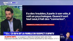 "Il a des troubles, il parle à son vélo": BFMTV a pu recueillir le témoignage d'un membre de la famille du suspect du meurtre de la fillette dans les Vosges