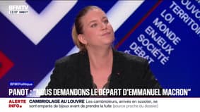 "Nous avons déposé une nouvelle motion de destitution" d'Emmanuel Macron, dit Mathilde Panot (LFI)