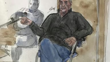 Dominique Pelicot au tribunal d'Avignon le 17 septembre 2024