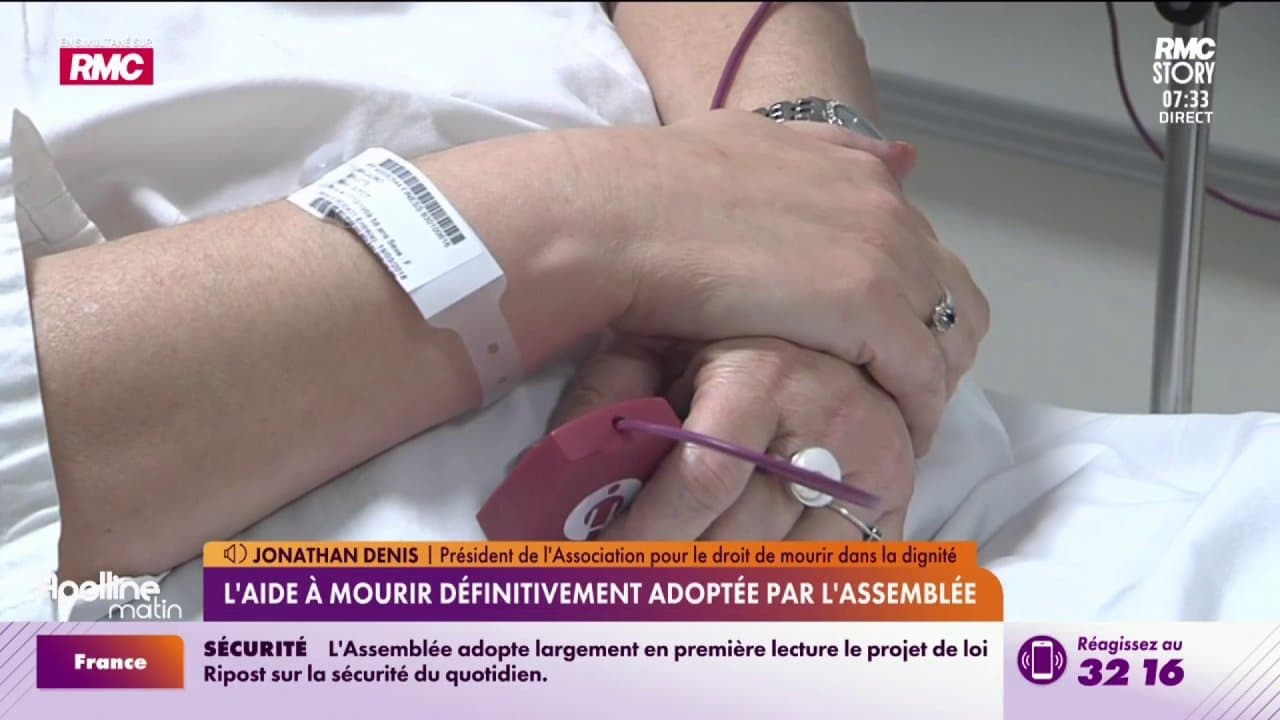 L'aide à mourir définitivement adoptée par l'Assemblée