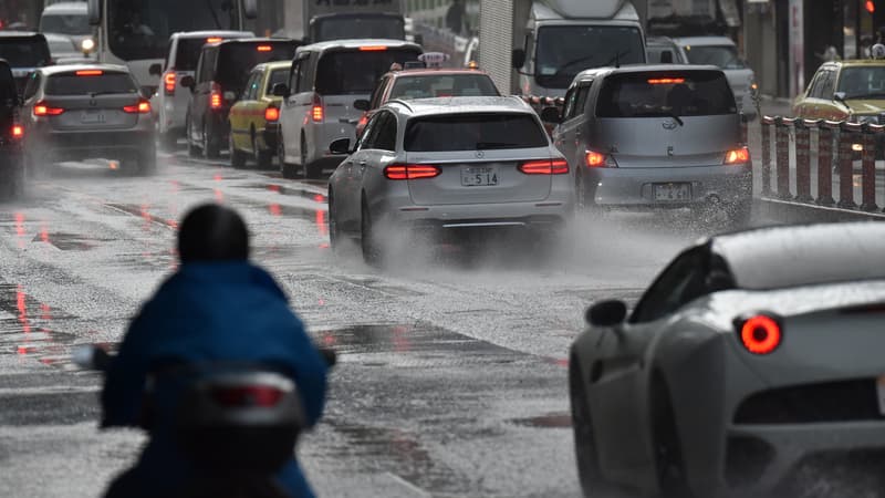 Des pluies diluviennes à Tokyo, ce jeudi 15 août.