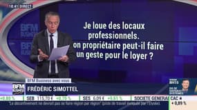 Mon propriétaire peut-il faire un geste pour le loyer de mes locaux professionnels ? 