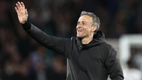 Luis Enrique avec le PSG le 5 mars 2024