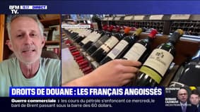 Tâches sur les douanes: "Cela fait un moment que le contexte du vin est compliqué (...) le seul marché qui se passait bien, c'était à ce jour le marché américain"Explique Thierry Daulhiac, Winegrower