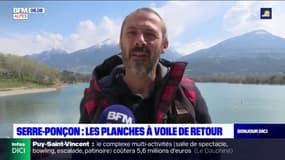 La planche à voile de retour sur le lac de Serre-Ponçon 