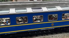 Un train quitte la gare de Machu Picchu Pueblo au Pérou, le 27 janvier 2024 (ILLUSTRATION)