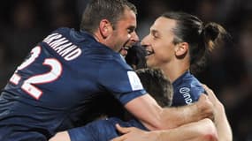 Sylvain Armand et Zlatan Ibrahimovic en mai 2013