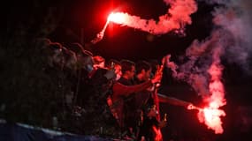 Supporters du Gazélec Ajaccio