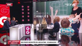 Des profs recrutés en "job dating" : Ridicule ? Echange très tendu entre nos GG