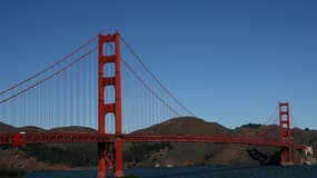 Le Golden Gate Bridge qui ferme la baie de San Francisco.