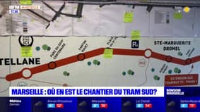 Marseille: où en est le chantier du tram sud?
