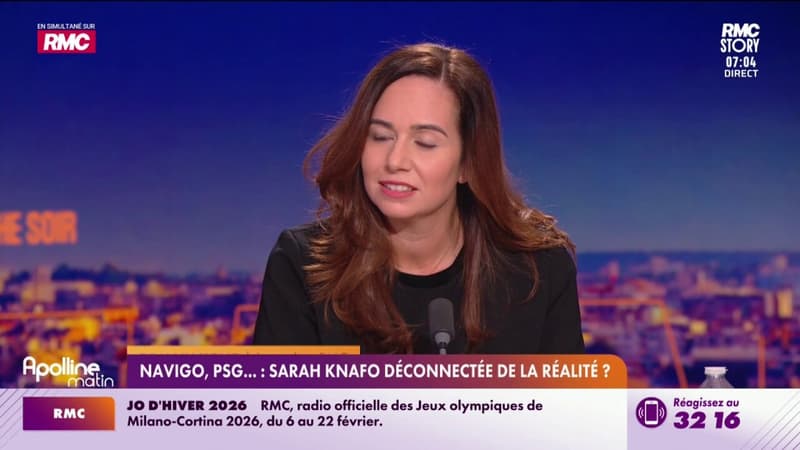 Navigo, PSG : Sarah Knafo déconnectée de la réalité ?