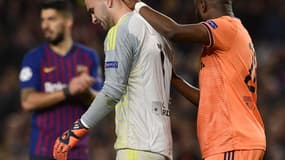 Anthony Lopes est sorti sonné contre le Barça, après être d'abord revenu sur le terrain lors de ce huitième de finale retour de Ligue des champions.