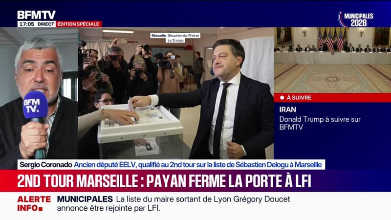 Municipales à Marseille: Sergio Coronado (colistier LFI) juge l'attitude de Benoît Payan "irresponsable et regrettable" après qu'il a refusé la main tendue de Sébastien Delogu