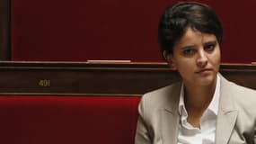Najat Vallaud-Belkacem le 7 janvier 2014 à l'Assemblée nationale.