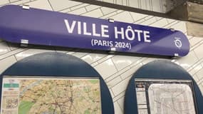 La station Hôtel de ville rebaptisée Ville hôte pour fêter les J.O. 2024
