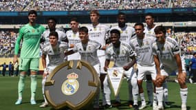 Les joueurs du Real Madrid à la Coupe du monde des clubs en juillet 2025.