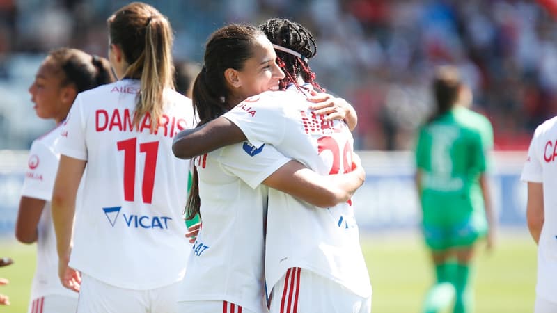 D1 féminine: l'OL donne la leçon à Saint-Etienne pour le 1er derby de la saison