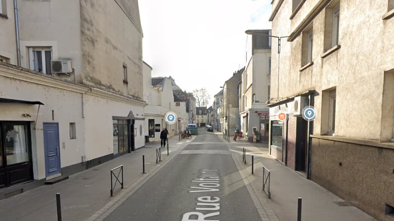 Rue Voltaire, à Tours, où se sont déroulés les faits (image d'illustration)