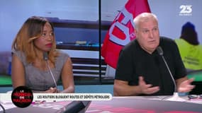Le monde de Macron : Réforme du Code du travail : les routiers bloquent routes et dépôts pétroliers - 25/09