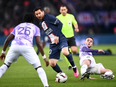 Lionel Messi lors de PSG-Toulouse, 4 février 2022